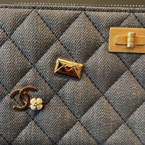 Chanel Limited Edition Denim Lucky Charms Wallet - Picture 3 of 13